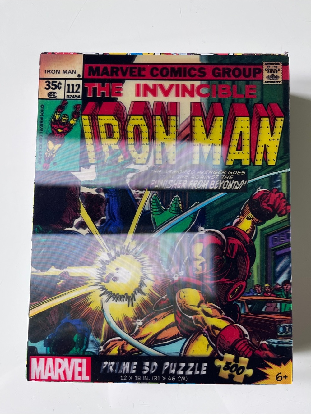 Marvel Iron Man Comic Art 3D Lenticular Puzzle - Brand New Sealed Condition